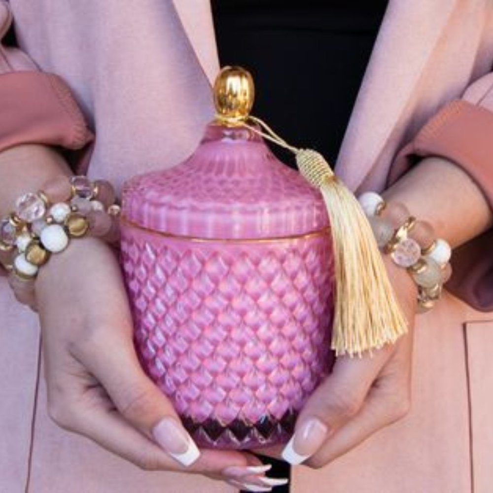 Heart and GEMS Signature Luxury Candle